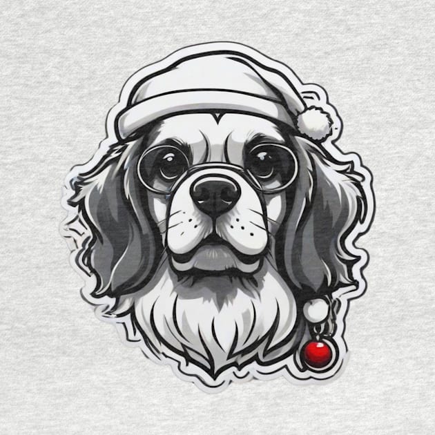 Santa puppy by Strange-desigN